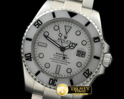 롤렉스 116610 Bamford White SS Sub A2836 -ROLSUB0156