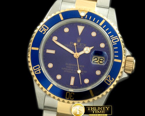 롤렉스 16613 Submariner SS/YG Blue Jap M9015 -ROLSUB0168