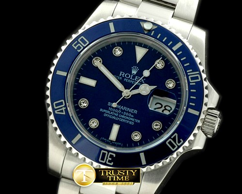 롤렉스 116600 Blue SS/Diam Sub Asian 2836/3135 -ROLSUB117C