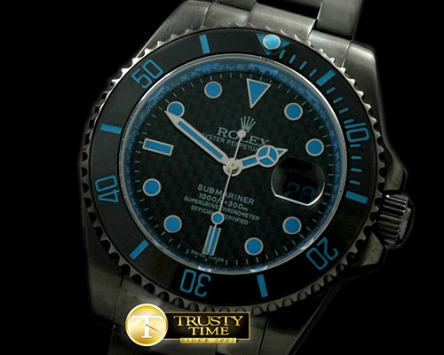 롤렉스 Submariner 11610 Watch What If Edition PVD Blk A2813 -ROLSUB122