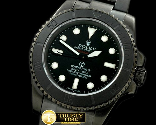 롤렉스 Pro Hunter Military Sub SS/SS Black Asia 2813 -ROLSUB124C