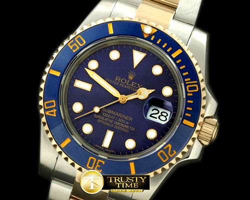 롤렉스 116613 Blue TT Sub Asian 2836/3135 -ROLSUB126B