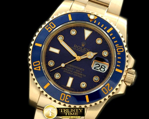 롤렉스 116619 Blue FG/Diam Sub Asian 2836/3135 -ROLSUB129B
