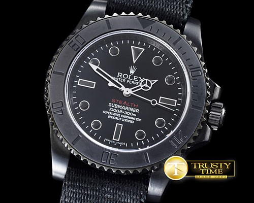 롤렉스 Project X Stealth Sub PVD/Nato JK Asia 2836 -ROLSUB173A