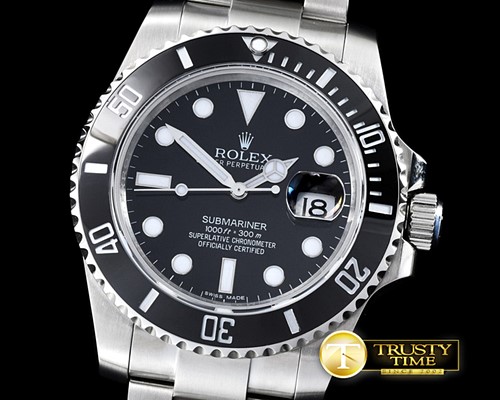 롤렉스 Submariner SS/SS Black BP Ultimate Swiss Eta 2836 -ROLSUB174A