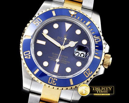 롤렉스 Submariner TT Blue BP Ultimate Swiss Eta 2836 -ROLSUB175A