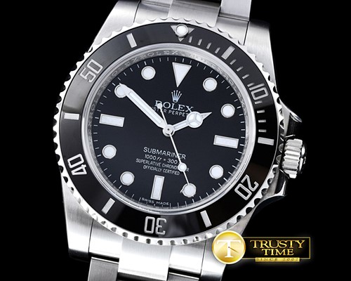 롤렉스 Submariner No Date 114060 SS/SS Black Noob A2836 -ROLSUB177