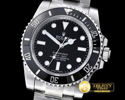 롤렉스 Submariner No Date 114060 SS/SS Black JF SA3130 -ROLSUB182