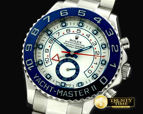 롤렉스 2013 Yachtmaster II (42mm) SS White/Blue Asia 2813 -ROLYM071