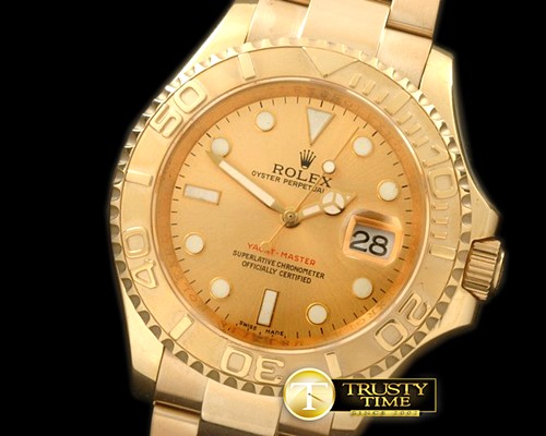 롤렉스 Yachtmaster Men FG Gold Swiss Eta 2836/3135 -ROLYM083A