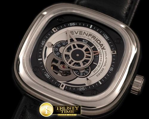 세븐프라이데이 SevenFriday P11 SS/LE Black Jap Miyota -SF001