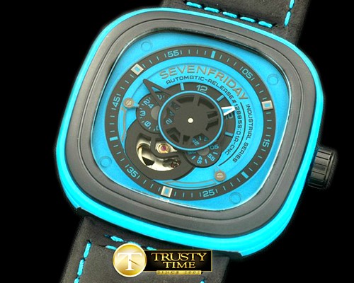 세븐프라이데이 SevenFriday P11 PVD/LE Blue Jap Miyota -SF002B