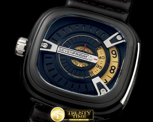 세븐프라이데이 SevenFriday M11 PVD/LE Black Jap Miyota -SF005