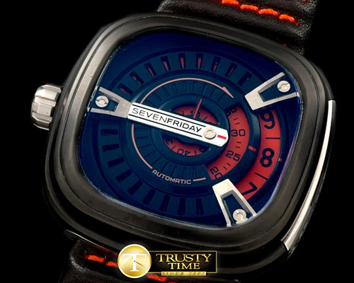 세븐프라이데이 SevenFriday M11 PVD/LE Black Jap Miyota 8210 -SF007A