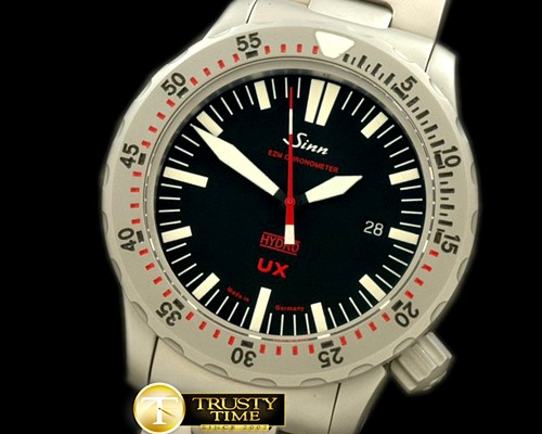 SINN UX Hydro Automatic SS/SS Blk Asian 2813 -SINN035B