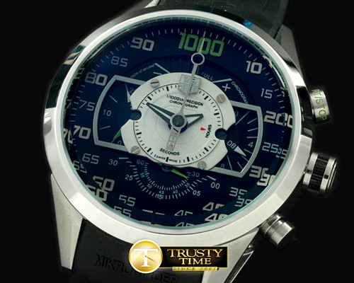 태그호이어 Mikrometer Chrono SS/RU Black/White/Green Jap OS20 Qt -TAG0204D