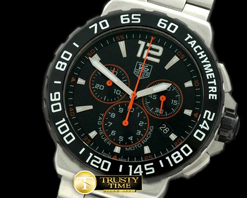 태그호이어 Formula 1 Calibre S SS/SS Black/Orange Swiss Eta Qtz -TAG0212B