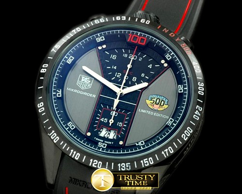 태그호이어 Indy 500 Mikograph PVD/RU Grey/Blk Jap OS20 Quartz -TAG0220A