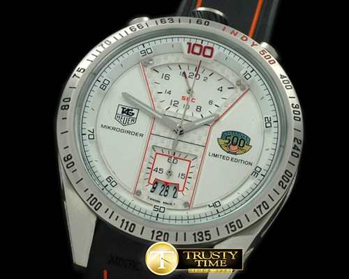 태그호이어 Indy 500 Mikograph SS/RU White Jap OS20 Quartz -TAG0220C