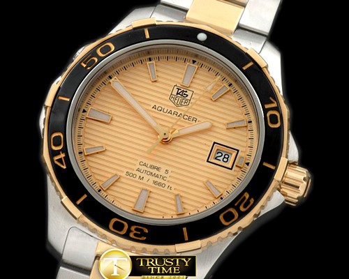 태그호이어 Aquaracer Calibre 5 SS/YG Gold A2824 -TAG0245