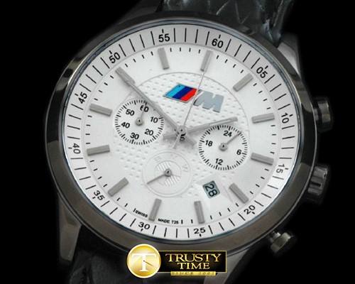 태그호이어 Carrera/BMW Chrono PVD/LE White Jap OS20 Quartz -TAG0250A