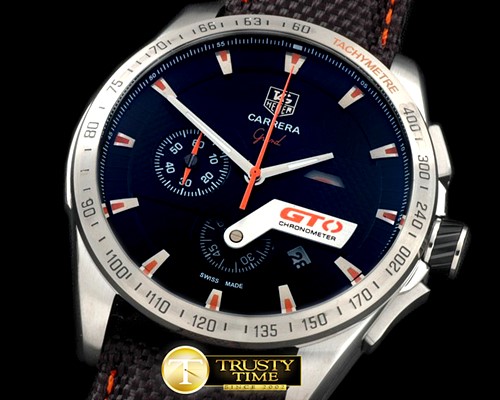 태그호이어 Carrera GTO Chrono SS/NY Black/Orange Jap OS20 Quartz -TAG0254C