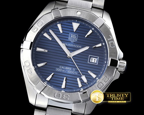 태그호이어 Aquaracer Calibre 5 SS/SS Blue Jap Qtz -TAG0290B