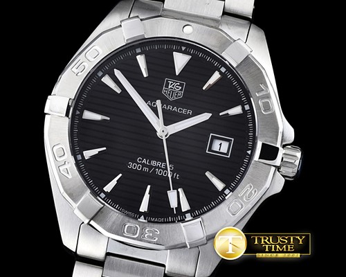 태그호이어 Aquaracer Calibre 5 SS/SS Black Jap Qtz -TAG0290C