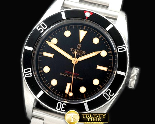 튜더 Heritage Black Bay SS/SS Black Asian 28242 -TUD018