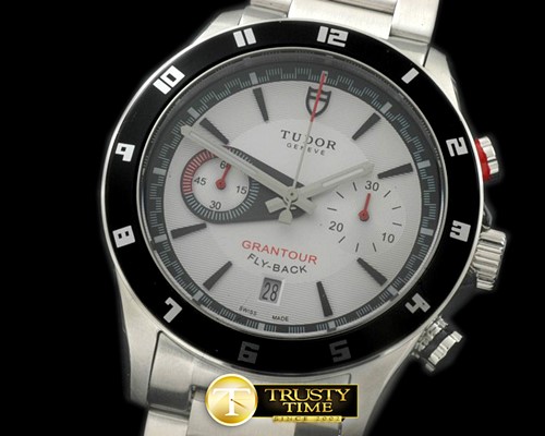튜더 Gran Tour Flyback SS/SS White A7750 -TUD020C