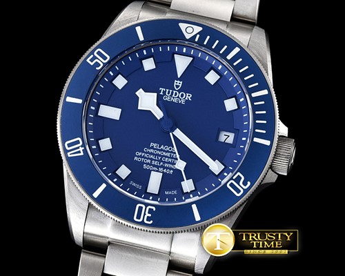 튜더 Pelagos TI/TI Blue ZF Asia 2824 -TUD023