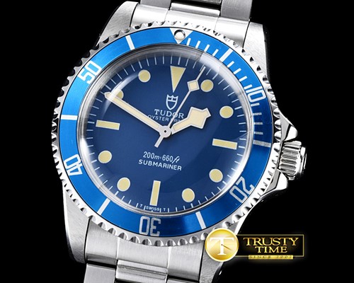 튜더 SnowFlake 7016 Submariner SS/SS Blue JKF Asia 2836 -TUD030B