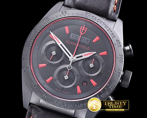 튜더 FastRider Black Shield Ceramic CER/LE Blk/Red ZF A7753 -TUD038A