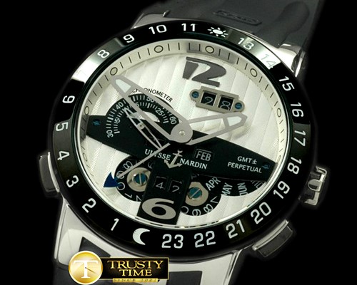 U-BOAT EL Toro SS/PVD/RU White Asian 2813 23J -UN042C
