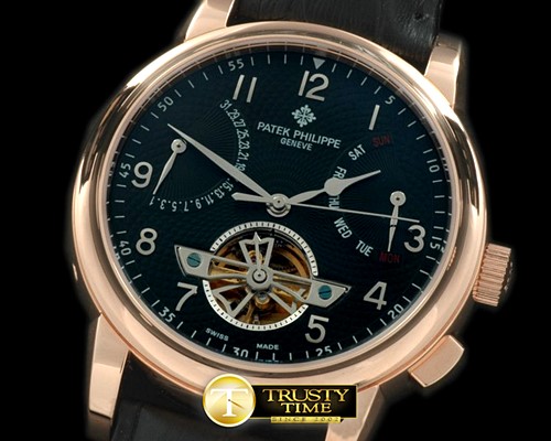 바쉐론콘스탄틴 Malte Tourbillon Calendar RG/LE Black Asian Auto 2813 -VAC062A