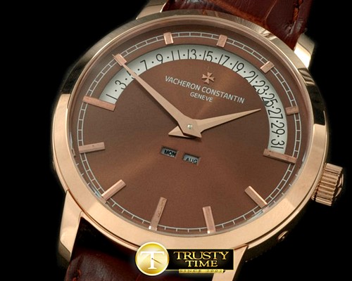 바쉐론콘스탄틴 Patrimony Perpetual Calendar RG/LE Brown Asian 2813 -VC064B