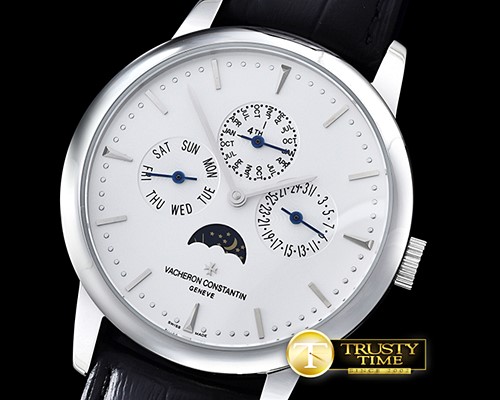 바쉐론콘스탄틴 VC Perpertual Calendar SS/LE White Asia 23J -VC084C
