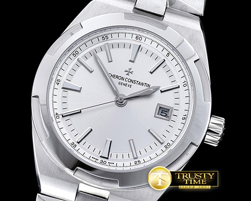 바쉐론콘스탄틴 2016 Overseas 4500V SS/SS Silver Wht MY8215 Cal5100 -VC089A