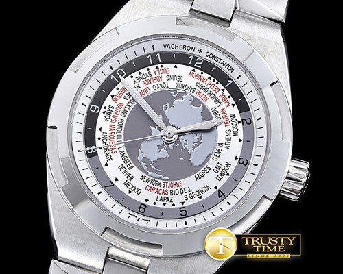 바쉐론콘스탄틴 2016 Overseas World Time 7700V SS/SS Silv MY8215 C2460 -VC090A