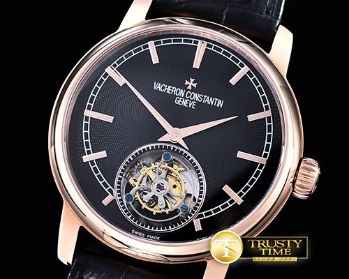 바쉐론콘스탄틴 Traditionnelle Tourbillon RG/LE BlackAsia HW Tourb -VC094B