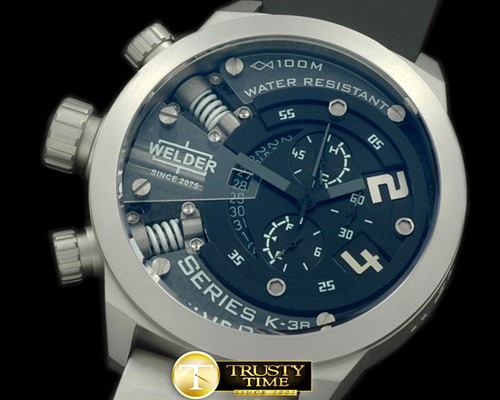 웰더 K38 Chronograph SS/RU Grey Jap Qtz -WLD011B