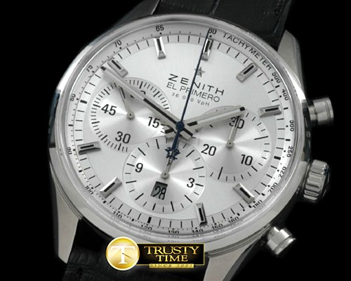 제니스 El Primero Chrono SS/LE White Asia 7750 28800bph -ZEN011A