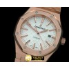 오데마피게 Royal Oak 15400 RG/RG White Swiss 2824 -AP0192A