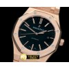 오데마피게 Royal Oak 15400 RG/RG Black Swiss 2824 -AP0192B