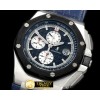 오데마피게 Royal Oak Chronograph SS/LE Blue A7750 Sec@12 -AP0218