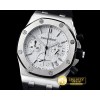 오데마피게 Royal Oak Ladies Chronograph SS/RU White VK Qtz -AP0351B