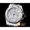 오데마피게 Royal Oak Ladies Chronograph SS/RU White VK Qtz -AP0351B
