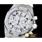 오데마피게 Royal Oak Ladies Chrono SS/RU Wht Num Diam Bez VK64 -AP0368C