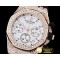 오데마피게 Royal Oak Ladies Chrono RG/RU Wht Diam Diam Bez VK64 -AP0369C