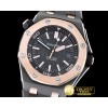 오데마피게 Royal Oak Diver SS/RU RG Bez Black JHF A2813 Mod3120 -AP0378I